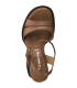 Leather Sandal By Tamaris -Camel