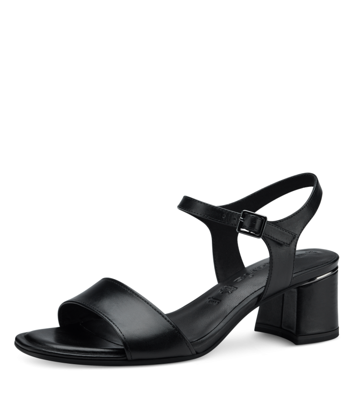 Sandal with heel By Tamaris -Black