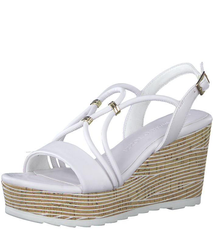 Sandal Platform By Marco Tozzi- White