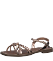 Flat Sandal By Marco Tozzi- Rose Gold