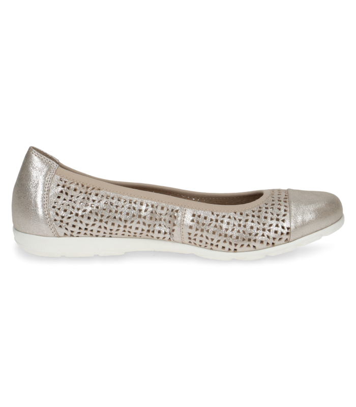 Women's anatomical leather ballerinas Caprice