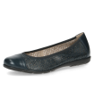 Women's anatomical leather ballerinas Caprice Ocean Nappa