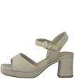 Tamaris Comfort Leather Anatomic Sandal- Beige