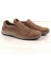 Rieker Leather Loafers- Cognac