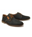 Men Rieker Leather Lace-up shoe - Dark Blue